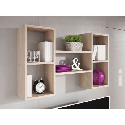 Sienas plaukts TRIO 60x102 cm Sonoma ozols
