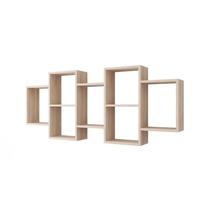 Sienas plaukts TRIO 65x161 cm, Sonoma ozols