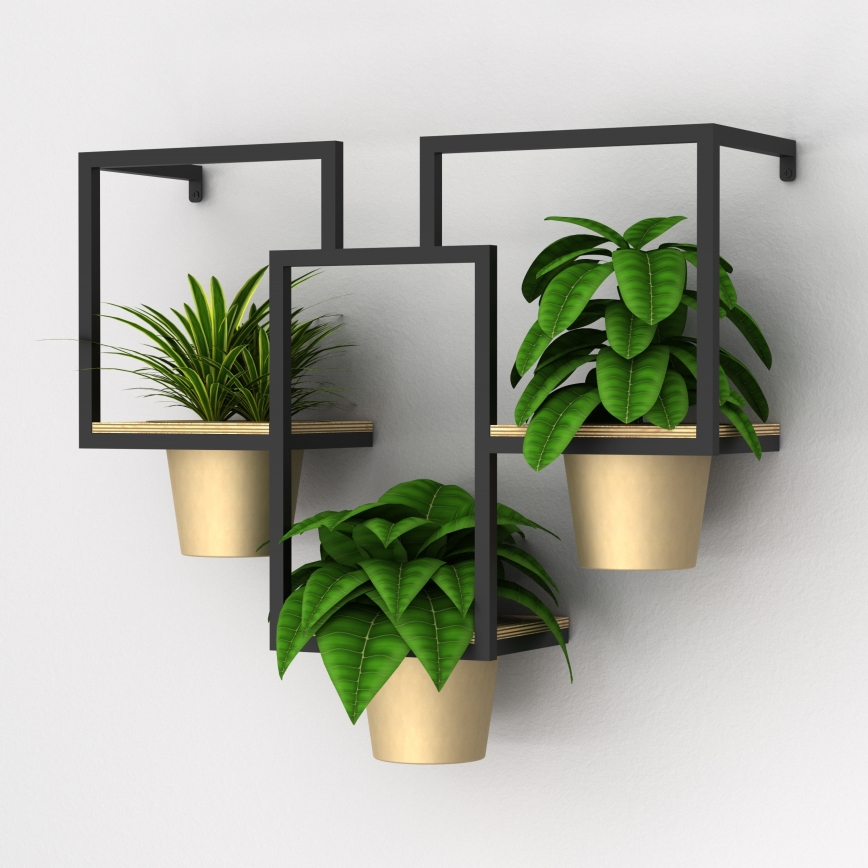 Sienas puķu pods 46x53 cm, zelta