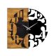 Sienas pulkstenis 58x58 cm 1xAA koks/metāls