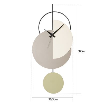 Sienas pulkstenis 68x30,5 cm 1xAA