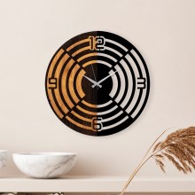 Sienas pulkstenis d. 56 cm 1xAA koks/metāls