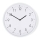 Sienas pulkstenis Ø 30,8 cm — balts, darbināms ar 1x AA bateriju