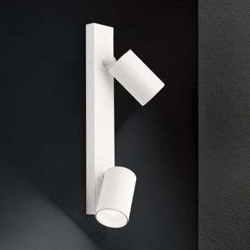 Sienas punktveida gaismeklis SEAN 2xGU10/13W/230V balts