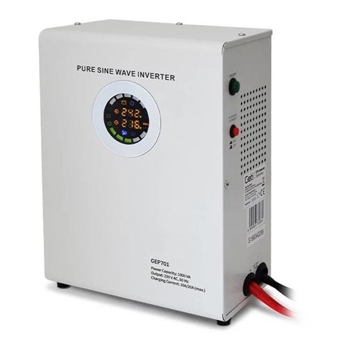 Sienas rezerves barošanas avots 700W/1000VA tīrais sinusoidālais vilnis