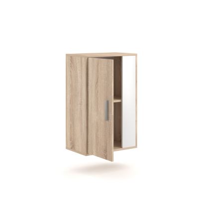 Sienas sekcija BRICK, sonoma ozols/balts