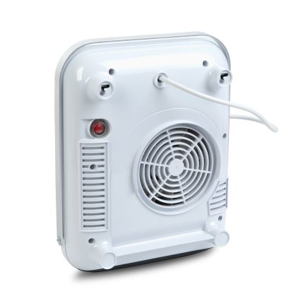 Sienas sildītājs ar dvieļu pakaramo, 2000W/230V, IP22, balts + tālvadība