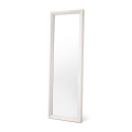 Sienas spogulis FIONA 96x36 cm balts