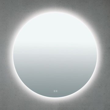 Sienas spogulis vannas istabai ar apgaismojumu un apsildi FOCUS LED/30W/230V 3000/4200/6000K Ø 100 cm IP44