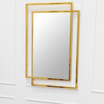 Sienas spogulis VIDO 110x80 cm zelta