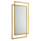 Sienas spogulis VIDO 110x80 cm zelta