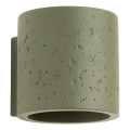 Sienas spota gaismeklis ORBIS 1xG9/8W/230V betons/zaļš