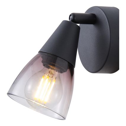 Sienas starmetis CLASSY 1xE14/7W/230V dūmakains