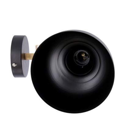 Sienas starmetis RENO 1xE27/40W/230V melns