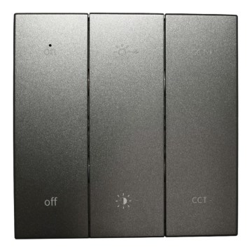 Sienas tālvadības pults SHAPE 2xAAA melna