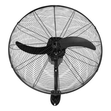 Sienas ventilators 115 W/230 V, Ø 66 cm, melns + tālvadības pults