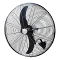 Sienas ventilators 180W/230V Ø 66 cm melns + ar tālvadības pulti