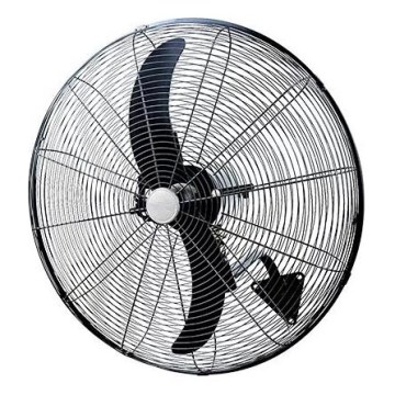 Sienas ventilators 200W/230V, Ø 76 cm, melns + tālvadības pults