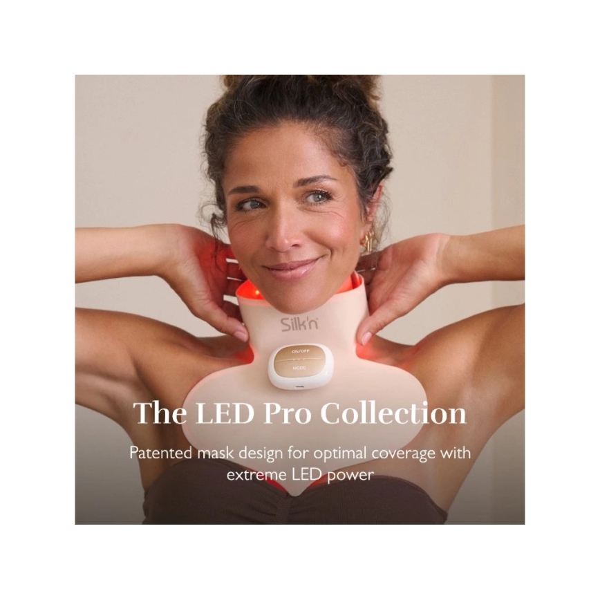Silk’n - LED terapeitiska krūškurvja maska LED/5V bēša