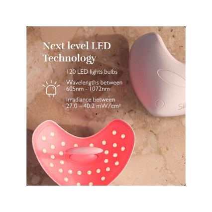 Silk’n - LED terapeitiska lūpu maska LED/5V 500 mAh bēša