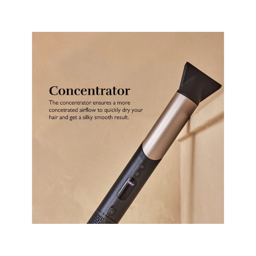 Silk’n - Matu fēns SILKYAIR FLEX 230V melns/zeltains