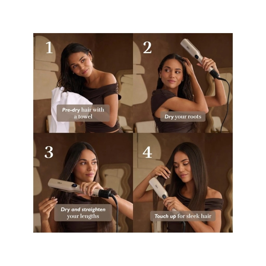 Silk’n - Matu žāvētājs 3 vienā SILKYAIR TRINITY 230V zelta