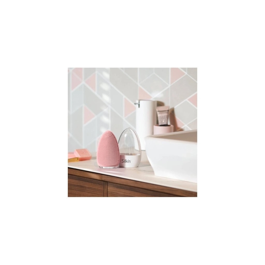 Silk’n - Sejas tīrīšanas suka BRIGHT 5V/500 mAh rozā