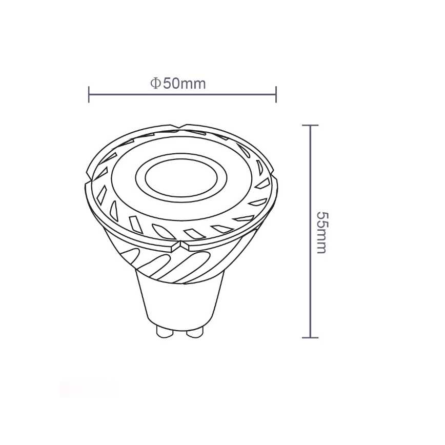 Sinclair - LED Spuldze GU10/5W/230V 4000K