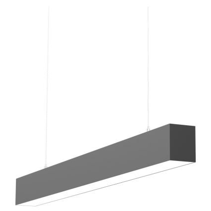 Sinclair - LED Griestu lampa LSM LED/40W/230V 3000K/4000K/5000K 120 cm, melna