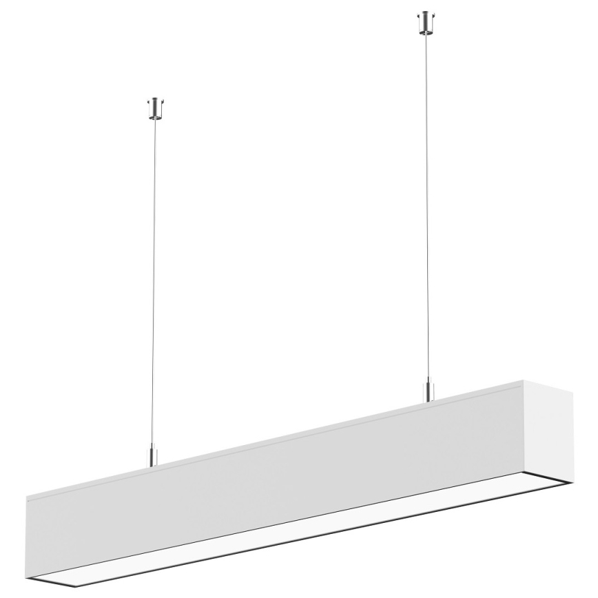 Sinclair - LED Griestu lampa LSM LED/40W/230V 3000K/4000K/5000K 120 cm, sudraba