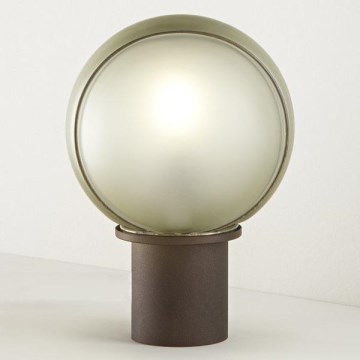 SIRU - Galda lampa FLORET 1xE14/40W/230V brūna/pelēka Venēcijas stikls