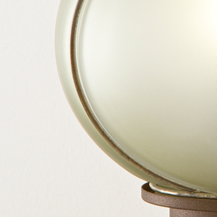 SIRU - Galda lampa FLORET 1xE14/40W/230V brūna/pelēka Venēcijas stikls