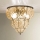 SIRU - Griestu lampa CLASSIC 3xE14/40W/230V d. 25 cm bēša/melna Venēcijas stikls