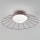 SIRU - Griestu lampa SUNRISE 1xGX53/10W/230V brūna/balta Venēcijas stikls