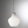 SIRU - Lustra ar auklu LONDON 1xE27/60W/230V balta/spīdīgi hromēts Venēcijas stikls