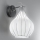 SIRU - Sienas lampa AURIGA 1xG9/30W/230V matēts hroms/balta Venēcijas stikls