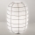 SIRU - Sienas lampa LANTERNA 1xE27/60W/230V melna/balta Venēcijas stikls