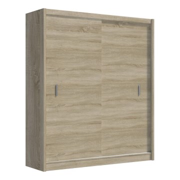 Skapis ar bīdāmām durvīm SAPHIRA 203x215 cm Sonoma ozols
