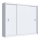 Skapis ar bīdāmām durvīm SAPHIRA 250x215 cm balts