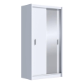 Skapis ar spoguli SABRINA 120x215 cm balts
