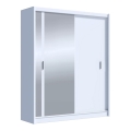Skapis ar spoguli SABRINA 180x215 cm balts