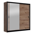 Skapis ar spoguli SABRINA 180x215 cm, ozolkoks craft