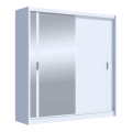 Skapis ar spoguli SABRINA 203x215 cm balts
