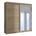 Skapis ar spoguli SABRINA 203x215 cm Sonoma ozols