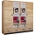 Skapis ar spoguli SANNA 200x215 cm ozola craft