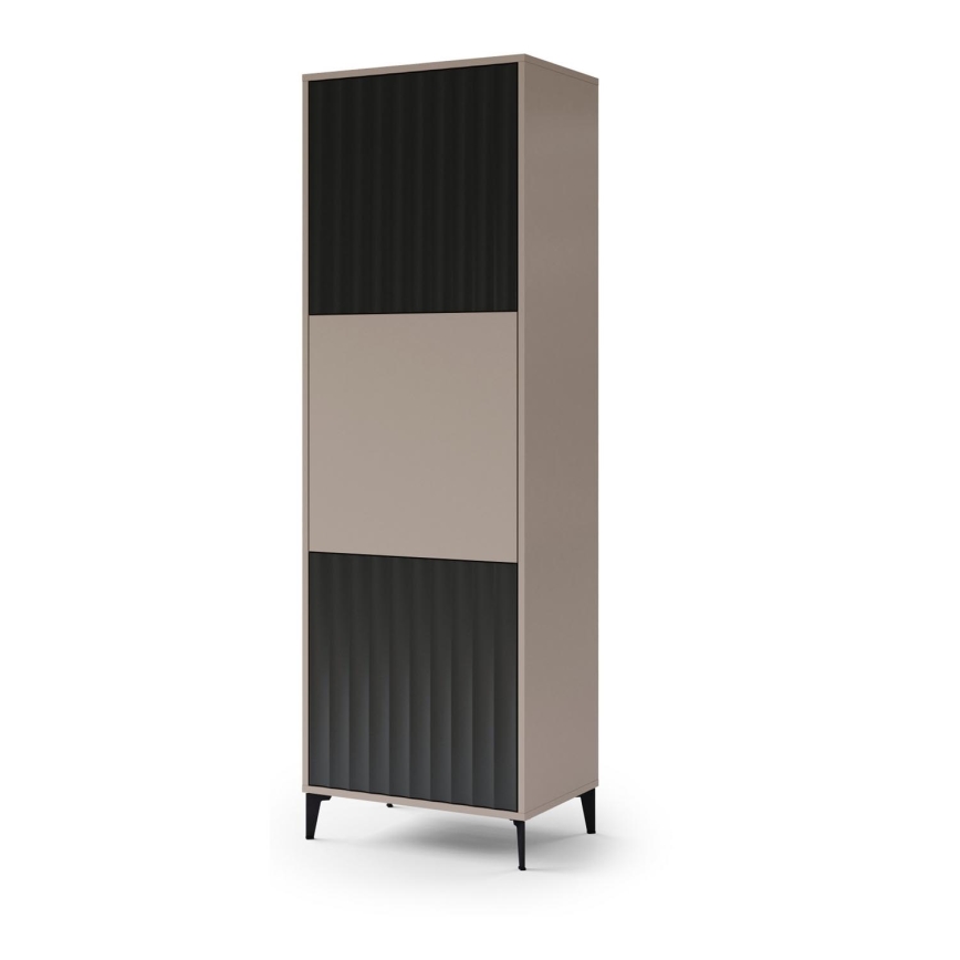Skapis RONJA taupe/melns