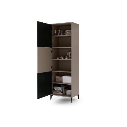 Skapis RONJA taupe/melns