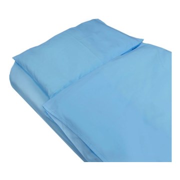 SkinPro Silver - Antibakteriāls gultas pārklājs 90x200 cm zilā krāsā