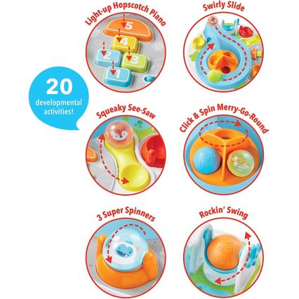 Skip Hop - Bērnu aktivitāšu galds EXPLORE&MORE 3xAA