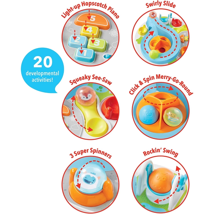 Skip Hop - Bērnu aktivitāšu galds EXPLORE&MORE 3xAA